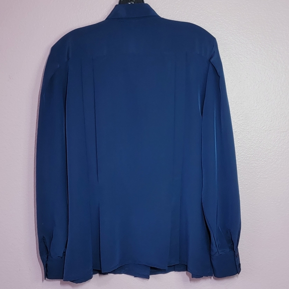 Talbots pleated blouse, long sleeve / 8. - Picture 2 of 9